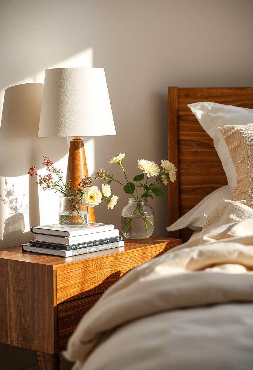 Mid Century Modern Bedroom: Get the Walnut & Teal Look